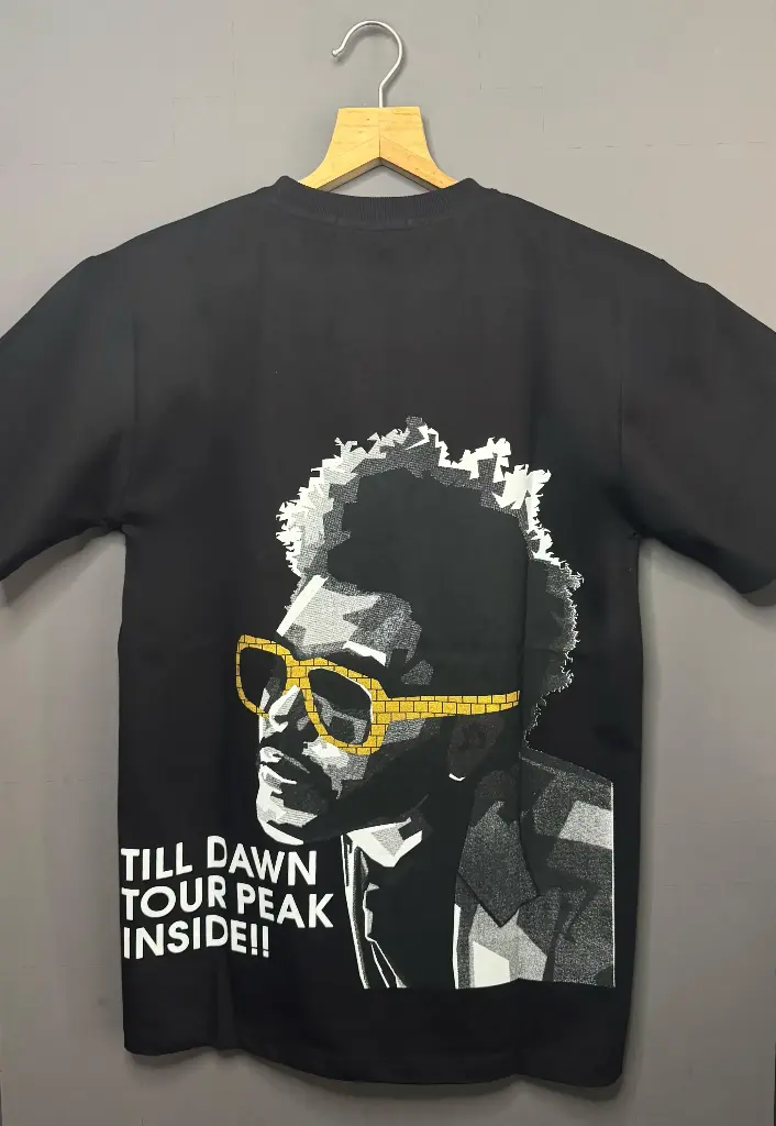 Men's Black Premium Quality Oversized Tshirt