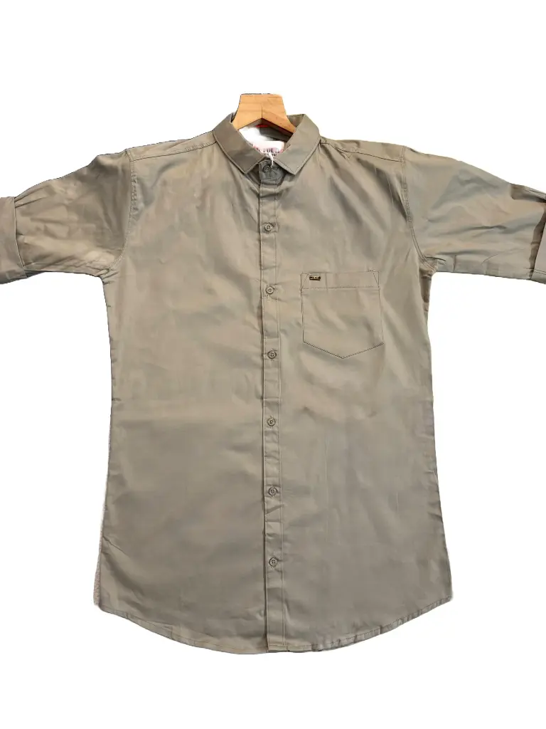 Men's Cream Regular Fit Shirt