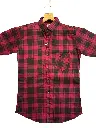 Red & Black Casual Shirt For Men