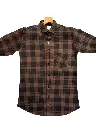 Coffee Brown Casual Shirt For Men