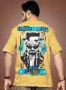 Heisenberg Yellow Graphic Printed Oversized T-Shirt