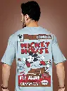 Mickey Mouse Comics Backprint Oversized T-Shirt