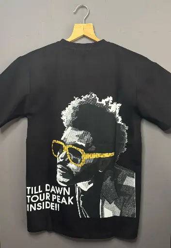 Men's Black Premium Quality Oversized Tshirt