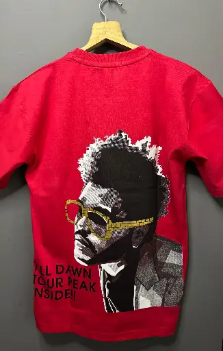 Men's Red Premium Quality Oversized Tshirt