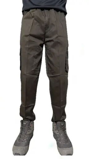 Men's Cocoa Brown Straight Fit Cotton Cargo