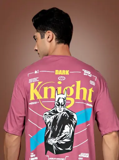 Dark Knight Backprint Oversized T-Shirt